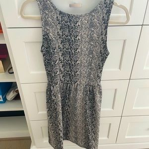 Snake print sweater dress size XS